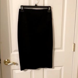 Long pencil skirt